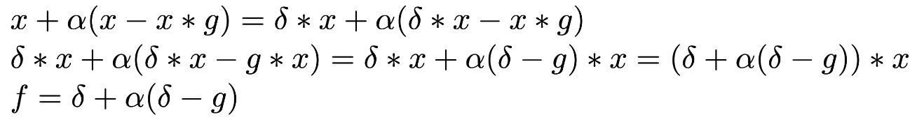 Sharpen Filter Derivation